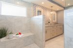 Enjoy the added space of three, high-end remodeled bathrooms
